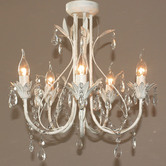 Lucca and Luna Harmony 5 Light Crystal Chandelier