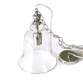 Lucca and Luna Gracie Glass Bell Pendant Light