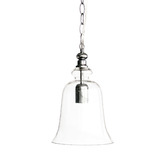 Lucca and Luna Gracie Glass Bell Pendant Light