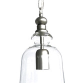 Lucca and Luna Gracie Glass Bell Pendant Light