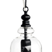 Lucca and Luna Gracie Glass Bell Pendant Light