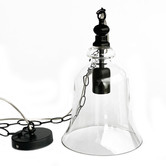 Lucca and Luna Gracie Glass Bell Pendant Light