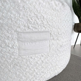 Lucca and Luna Grand Velvet Beanbag with Foam Filling