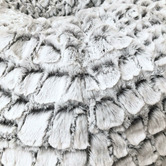 Lucca and Luna Cashmere Grand Faux Fur Beanbag with Foam Filling