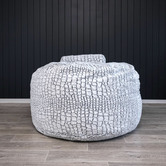 Lucca and Luna Cashmere Grand Faux Fur Beanbag with Foam Filling
