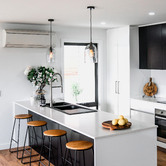 Lucca and Luna Willow Dome Metal &amp; Glass Pendant Light