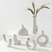 Lucca and Luna Poppy Ceramic Vase
