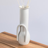 Lucca and Luna Poppy Ceramic Vase