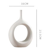 Lucca and Luna Magnolia Ceramic Vase