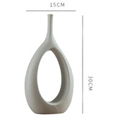 Lucca and Luna Orchid Ceramic Vase
