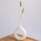 Lucca and Luna Magnolia Ceramic Vase