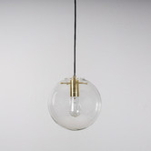 Lucca and Luna Ariana Metal &amp; Glass Pendant Light