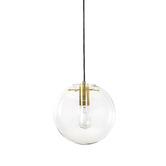 Lucca and Luna Ariana Metal &amp; Glass Pendant Light