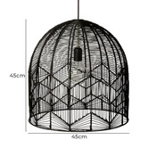 Lucca and Luna Amalfi Rattan Lace Pendant Light