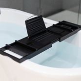 Lucca and Luna Elway Bamboo Bath Caddy