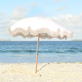 Lucca and Luna Agassi Beach Umbrella
