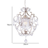 Lucca and Luna Zara Ceiling Chandelier