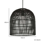 Lucca and Luna Sienna Rattan Pendant Light