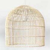 Lucca and Luna Sienna Rattan Pendant Light