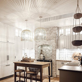 Lucca and Luna Sienna Rattan Pendant Light