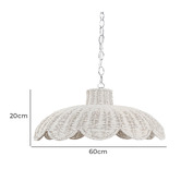 Lucca and Luna Elior Rattan Pendant Light