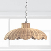 Lucca and Luna Elior Rattan Pendant Light