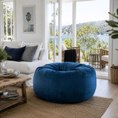 Lucca and Luna 104cm Pierre Velvet Beanbag Cover