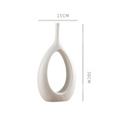 Lucca and Luna Orchid Ceramic Vase