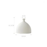 Lucca and Luna Peony Ceramic Vase