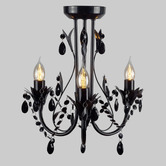 Lucca and Luna Harmony Leaf 3 Light Ceiling Chandelier
