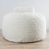 Lucca and Luna Grand Velvet Beanbag with Foam Filling