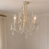Lucca and Luna Harmony Crystal 3 Light Chandelier