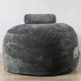 Lucca and Luna Grand Velvet Beanbag with Foam Filling