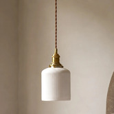 Lucca and Luna Hina Ceramic Pendant Light