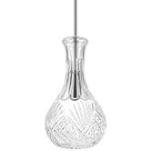 Lucca and Luna Sherry Decanter Glass Pendant Light