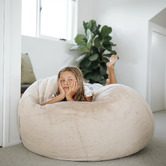 Lucca and Luna 104cm Pierre Velvet Beanbag Cover