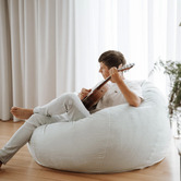 Lucca and Luna 104cm Pierre Velvet Beanbag Cover