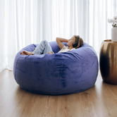Lucca and Luna 104cm Pierre Velvet Beanbag Cover