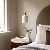 Lucca and Luna Hina Ceramic Pendant Light
