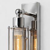 Lucca and Luna Industrial Metal Wall Sconce