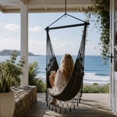 Lucca and Luna French Provincial Hanging Hammock Chair