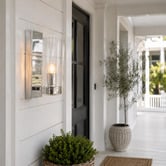 Lucca and Luna Camden Chrome Metal Wall Light