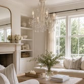 Lucca and Luna Harmony Crystal 5 Light Chandelier