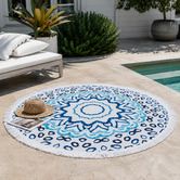 Lucca and Luna Lean Cotton Picnic Blanket