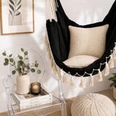Lucca and Luna Soho Hand Woven Cotton Hammock Chair