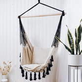 Lucca and Luna Soho Hand Woven Cotton Hammock Chair