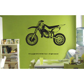 Vista Decals Dirt Bike Wall Sticker