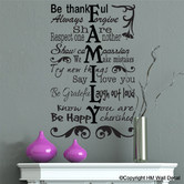 Vista Decals Family Quote Inspiration DIY Removable Wall Decal