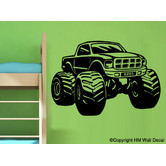 Vista Decals Personalised Monster Truck Removable Wall Art Sticker