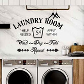 Vista Decals The Laundry Room Removable Wall Sticker